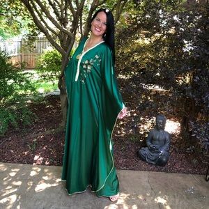 Dresses - Moroccan Caftan Swim Cover Up Resort Beach Wear Dresses - Moroccan Caftan Swim Cover Up Resort Beach Wear